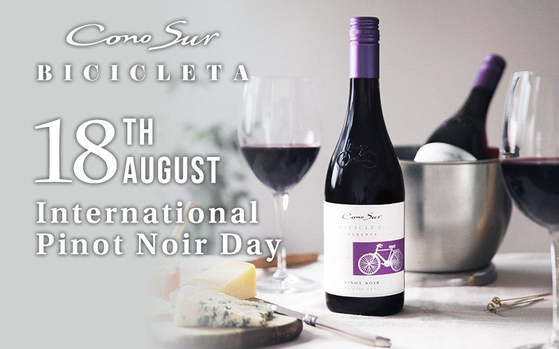 8月18日は国際ピノ・ノワールデー。コノスルで夏のピノ・ノワールを楽しもう！