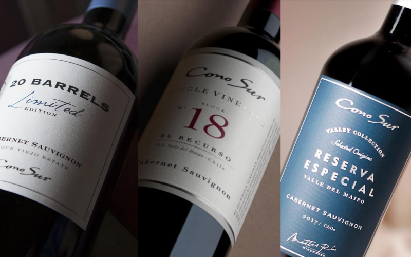 肉料理に合わせて飲み比べ！コノスルのカベルネ・ソーヴィニヨン 3 種