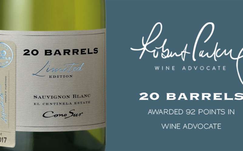 20バレル　ソーヴィニヨン・ブラン　201年ヴィンテージ：92点／ワイン・アドヴォケート