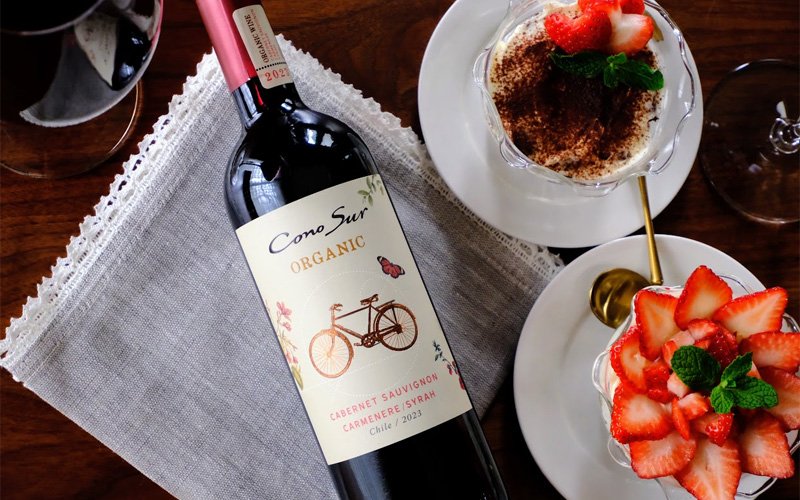 【コノスルのある暮らし】娘と私のバレンタイン。～オーガニック　カベルネ・ソーヴィニヨン　カルメネール　シラー～